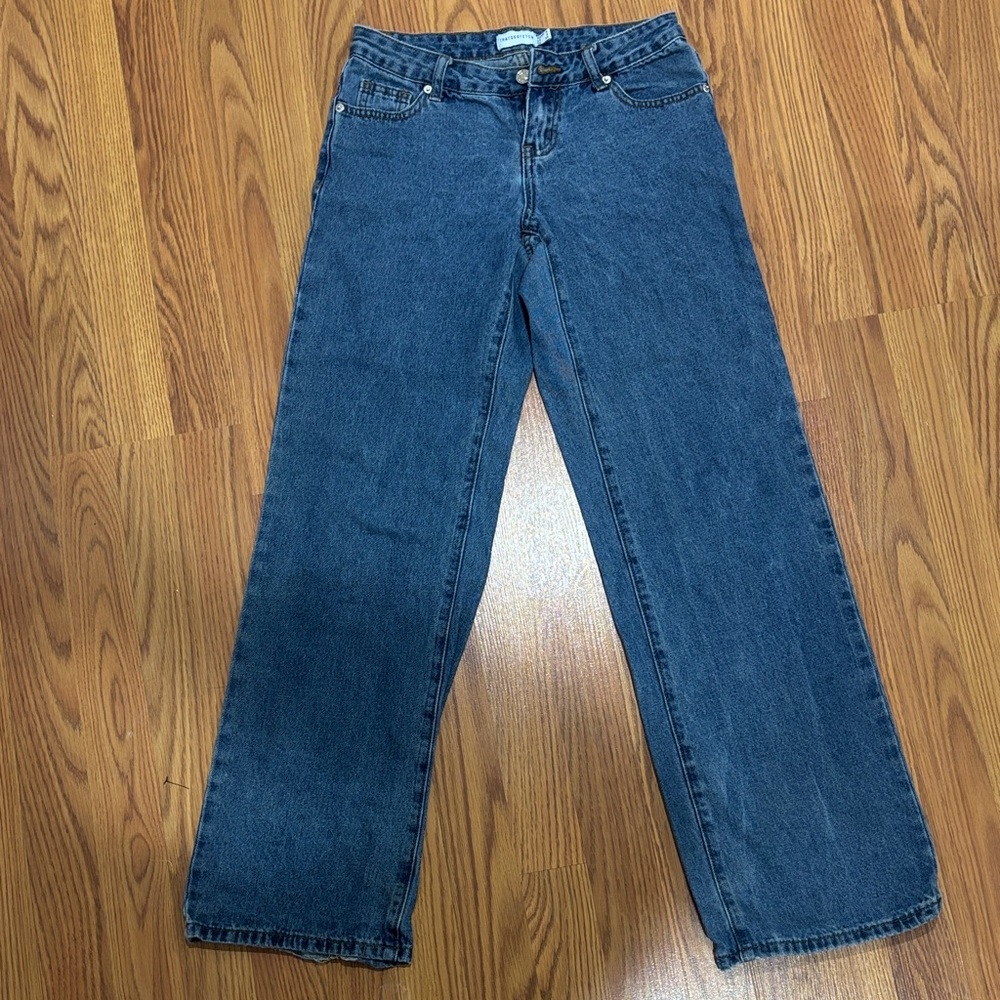 Classic Blue Straight Leg Jeans